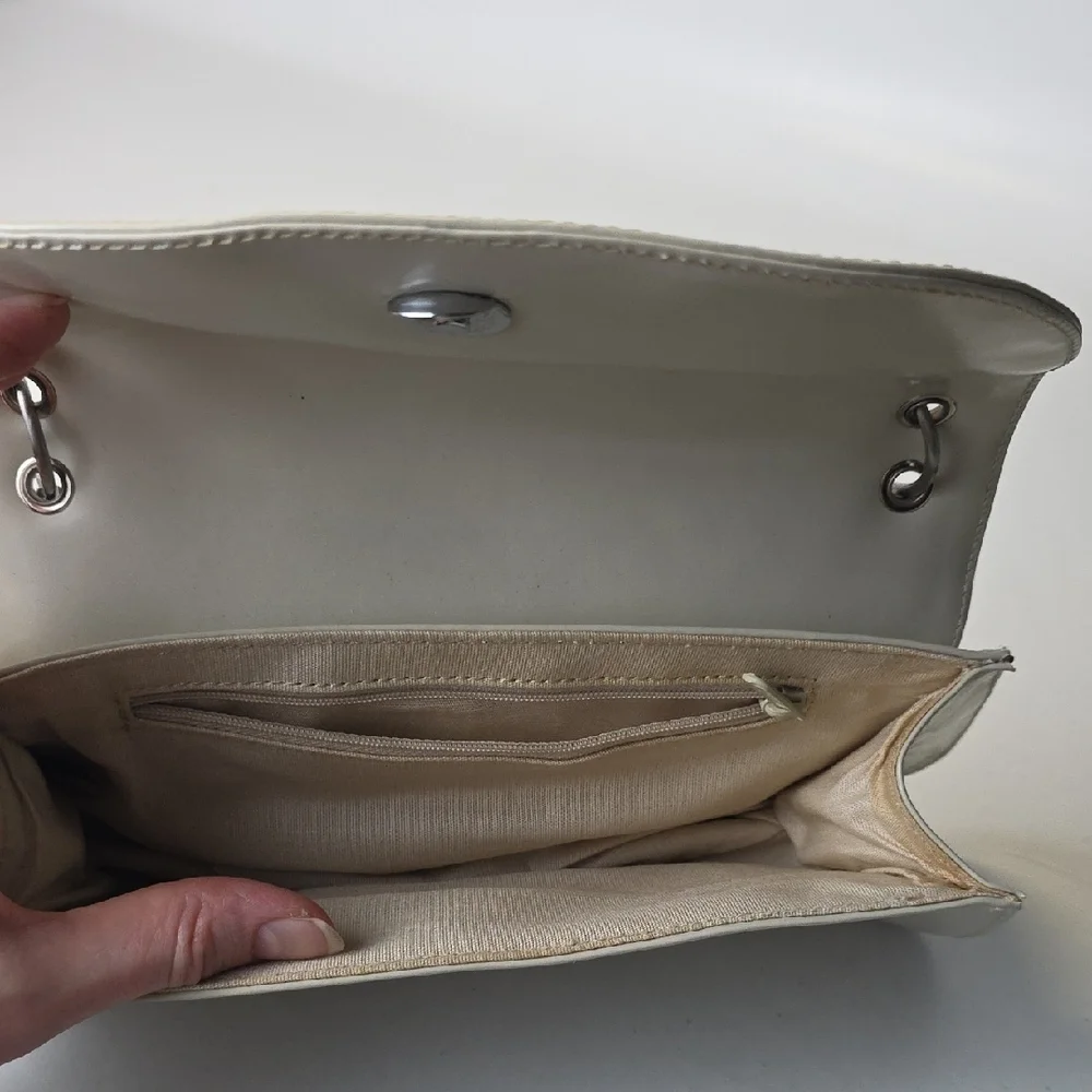 Esprit Off-White‎ Leather Shoulder Bag